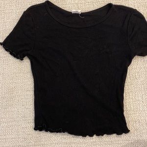 Tilly’s black ripened baby tee size medium